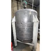 Cuve inox BIONAZ chauffante agitée env. 3850 Litres