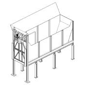 Trémie doseuse sur fond mouvant alternatif 15 000 Litres