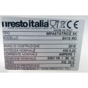 Pétrin RESTO ITALIA SK10 MO env. 7 Litres/6 kG