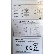 Armoire inox réfrigérée FURNOTEL W140PV env. 1300 Litres