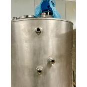 Cuve inox double-enveloppe agitée ALFA LAVAL env. 1500 Litres