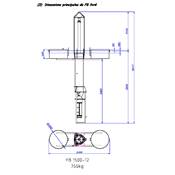 Casse mousse AQUASYSTEMS flottant Type AQUA TURBO FB 1500-12