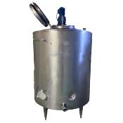 Cuve inox double-enveloppe agitée ALFA LAVAL env. 1500 Litres